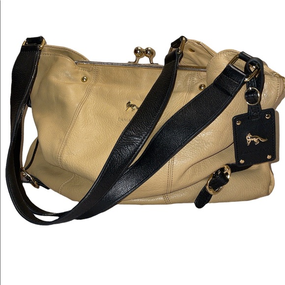 Emma Fox Nude Pearl Clasp Bag - Picture 1 of 6